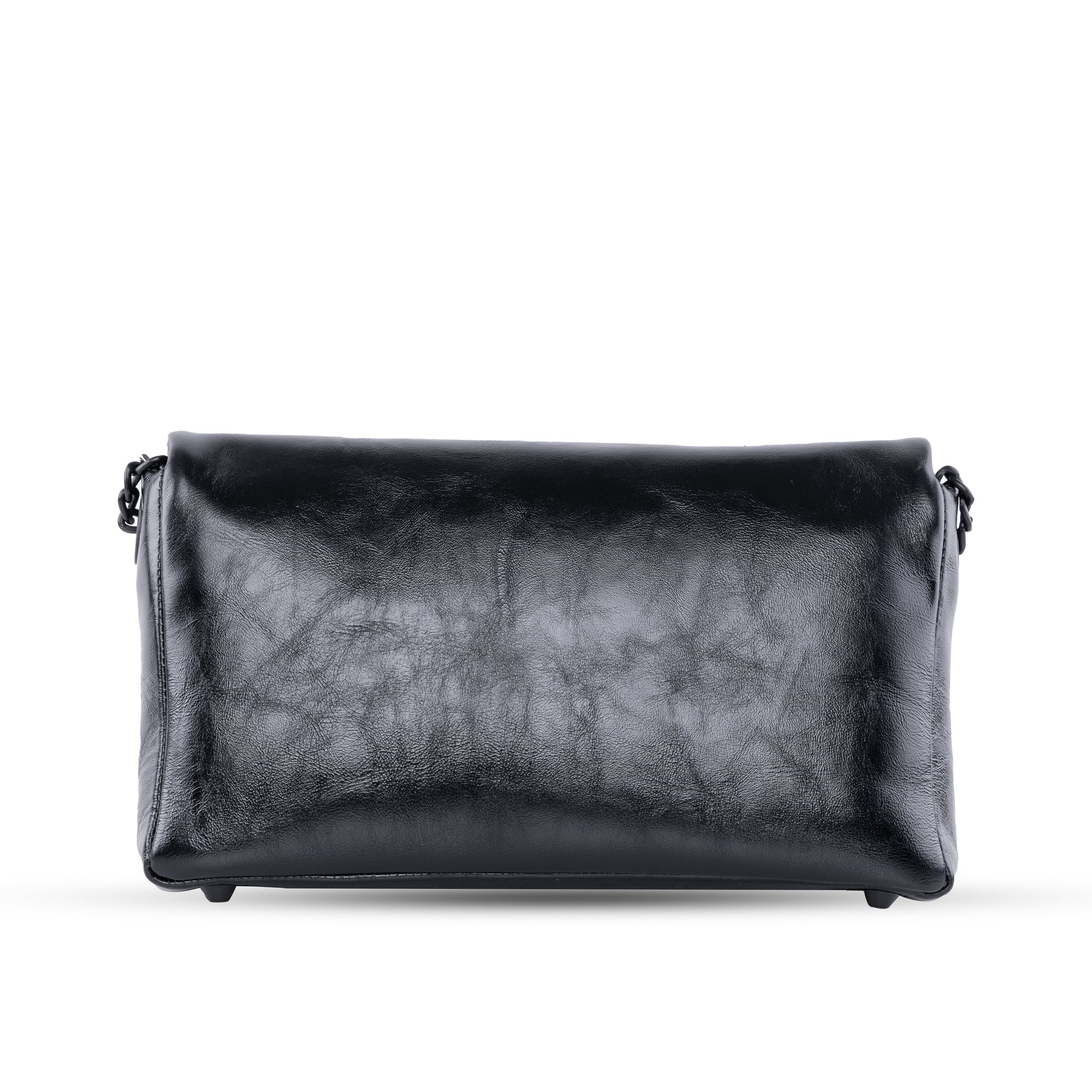 BAG BLACK GLOSS STUDS