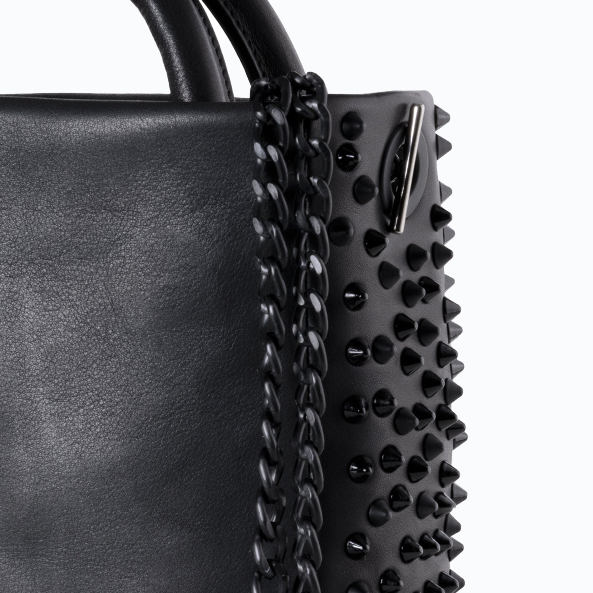 MINI BAG GLOSS STUDS L